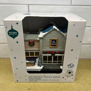 2024 Merry Moments LED Aldi Store Light Up Holiday Christmas Village House NEW